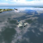 Landeanflug auf den neuen Stützpunkt