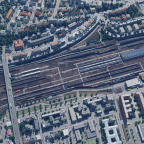 Bahnbetriebswerk von oben