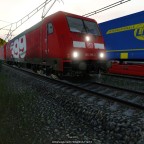 BR 185 im Abendlicht