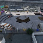 Skatepark under a viaduct. // Skatepark unter einem Viadukt.