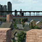Blick aus der Vergangenheit in die Moderne