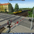 NS Nostalgia: 1300 passing a railroad crossing