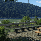Wanderrast mit Ausblick