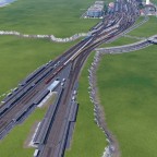 Einfahrt zum Hauptbahnhof