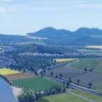 Weinberge und Stadt