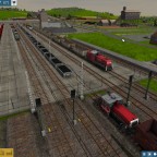 WIP Stahlwerk mit großem Rangierbahnhof