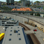 Einfahrt des Leerreisezug von Norden in den Hbf