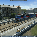 Two Swedish passenger trains