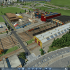 Depot mit kleinem Betriebswerk und Busdepot
