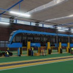 Tram depot and interior  lol