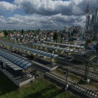 Kleiner Nahverkehrsbahnhof meiner Hauptstadt