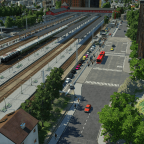 Blick auf den Bahnhof 1