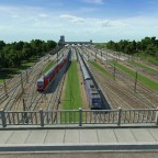 Einfahrt in den Neuen Kopf-Hauptbahnhof