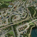 Rechts oben: Solln, Links unten: Großhesselohe-Isartalbahnhof