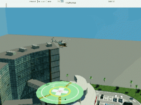 [Dynamic helicopter landing test 03][GIF] - Hospital for Transportfever