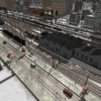 Bahnhof Pirow mit Güterbahnhof und BW