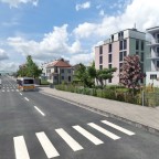 Luzernerstrasse mit dem vor 20 Jahren wieder freigelegten Bachbett