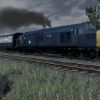 Class 37 with a passenger service