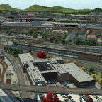 Blick vom Süden auf den Hbf 1