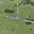 Riesiger Autobahnabschnitt