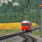Erste Strecke mit Zahnstangen-Gleis