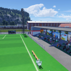 Tribühne Fußballplatz