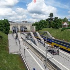 Am Bahnhof Druivendrecht bei Amsterdam