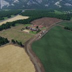 Drohnenflug über dem Bauernhof - NEP Version