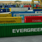 Containerterminal an der Dockzone