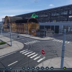 Blick auf den neuen HBF
