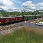 Erster Personen E-Zug RE 4/4I