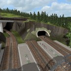 Hinter dem Bahnhof Malmö