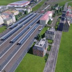 Bahnhof Ermgau im Überblick