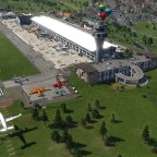 Liskeard Airport rebuilt in year 1954