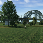 NS Traxx 186 crossing the bridge over the Ijssel