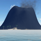 Die Vulkan-Insel