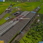 WIP Stahlwerk mit großem Rangierbahnhof