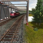 v200 mit Umbauwagen kurz nach Hohenberg HBF.