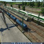 Bahnbetriebswerk Berlin, geparkte Züge