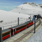 Glacier Begegnung- Blick Richtung Jungfrau