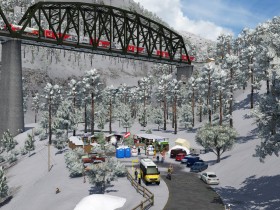 Weihnachtsmarkt unter der Hexentaler Brücke
