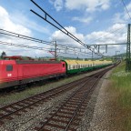 212 002-0 an der Abzweigstelle