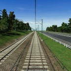 Neubaustrecke neben der 4 Spurigen Landstraße