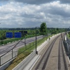 Fictional high speed line near Belgian border