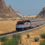 EMD F40 PH and Superliner - Amtrak Phase III
