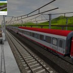 IC der DB mit auch mit Öbb Wagen und Schweizer Lok Teil 3