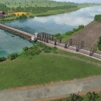 Die Schiffsbrücke von Furth