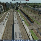 Cargo train rolling out