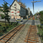 Bahnübergang Bergdorf