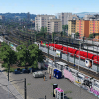 Morgens am Bahnhof